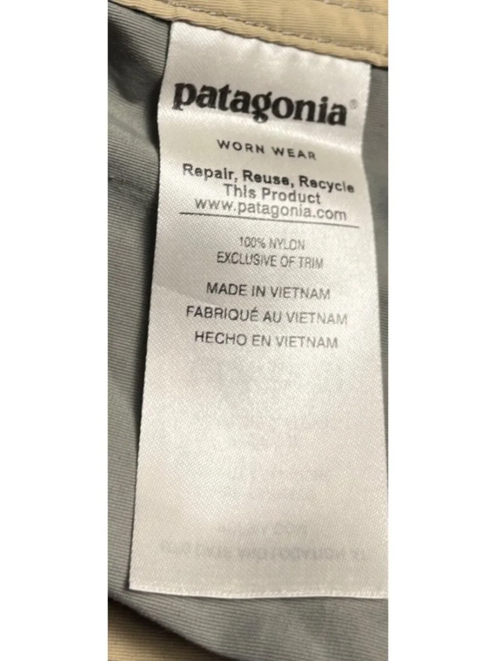 Patagonia Mens Board Shorts Sz 32 gray & black Orange Drawstring Nylon preppy